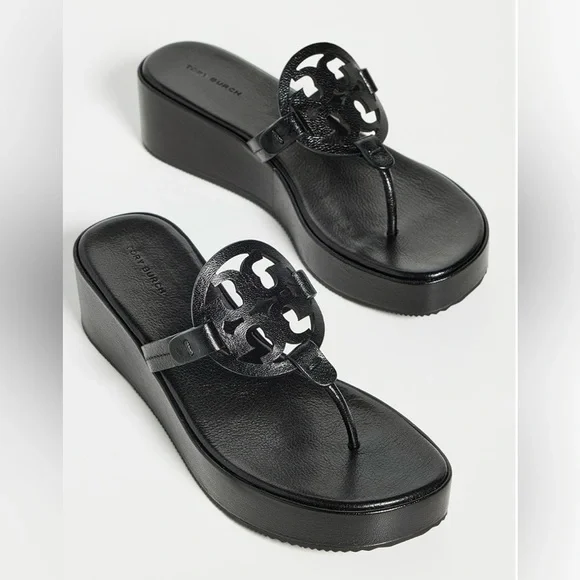 TORY BURCH Women's Miller Wedge Sandal NWOT
